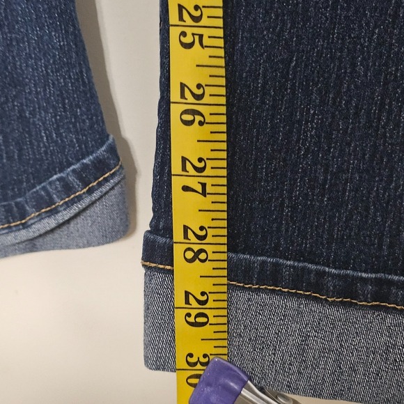 Levi Strauss & Co Women's Jeans 10 Blue Signature By Modern Capri Stretch 0541 - Picture 5 of 16